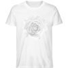 "weiße Rose" von Patricia Schwoerer - Herren Premium Organic Shirt-3