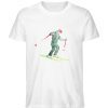 "Skifahrer" von Sophia Kirst - Herren Premium Organic Shirt-3