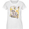 "Moondog pussy bathing" by Ira Błażejwe - Damen Premium Organic Shirt-3