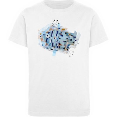 "pesce" von Livio Cassa - Kinder Organic T-Shirt-3