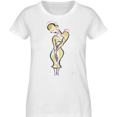 "La Diva de L’Empire" von Ira Błażejews - Damen Premium Organic Shirt-3