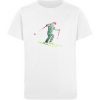 "Skifahrer" von Sophia Kirst - Kinder Organic T-Shirt-3