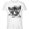 "f-ed up faces" von Vera Machourek - Herren Premium Organic Shirt-3
