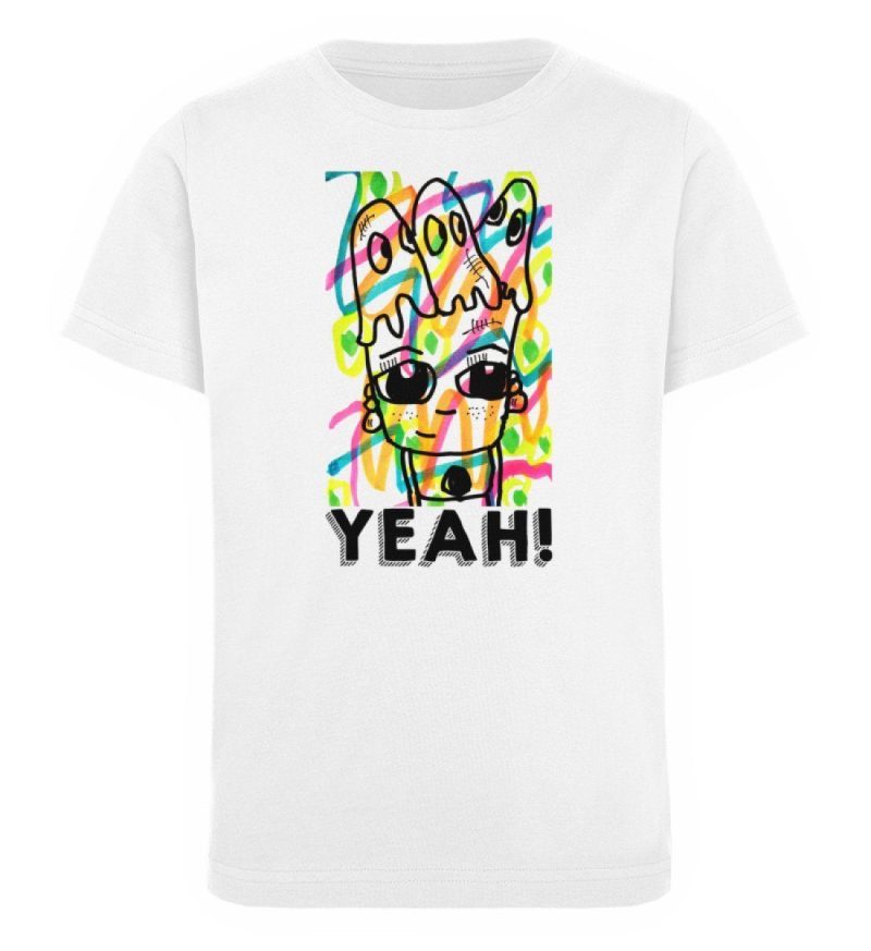 "YEAH!" von Susanne Beucher - Kinder Organic T-Shirt-3