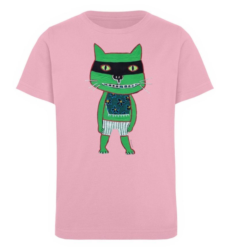 "Freche Katze" von Irene Fastner - Kinder Organic T-Shirt-6883