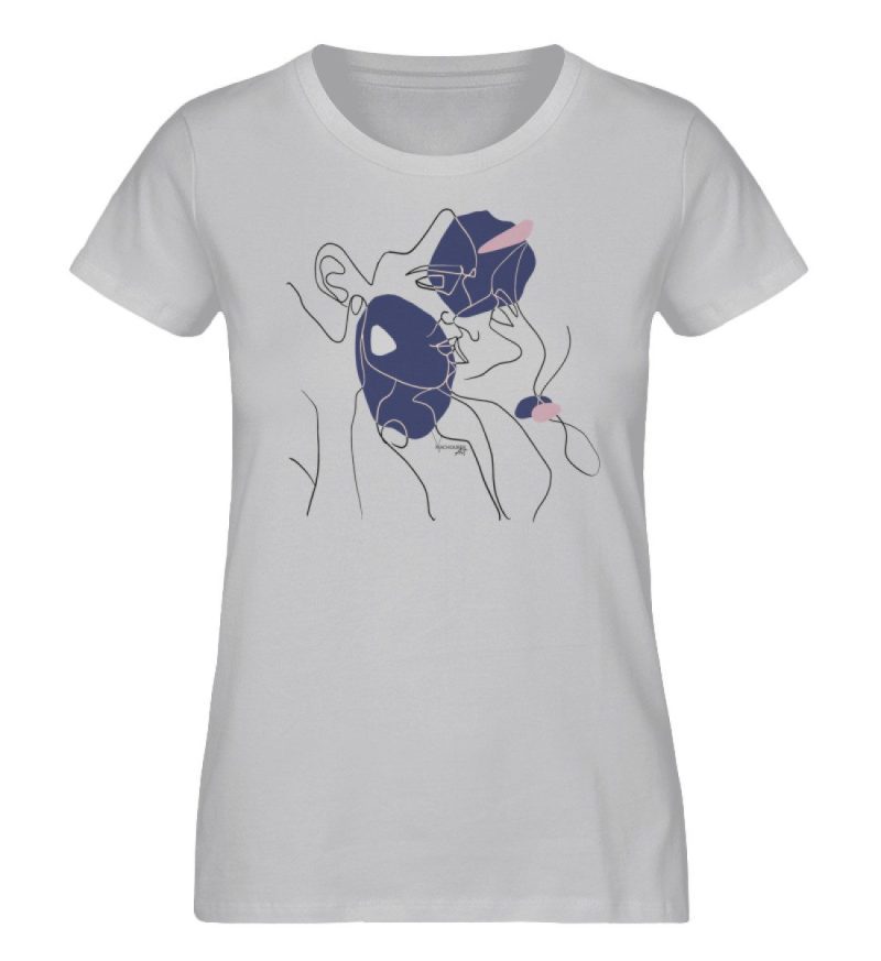 "LINEART KISS" von Vera Machourek - Damen Premium Organic Shirt-17