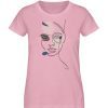Lineartface von Vera Machourek - Damen Premium Organic Shirt-6883