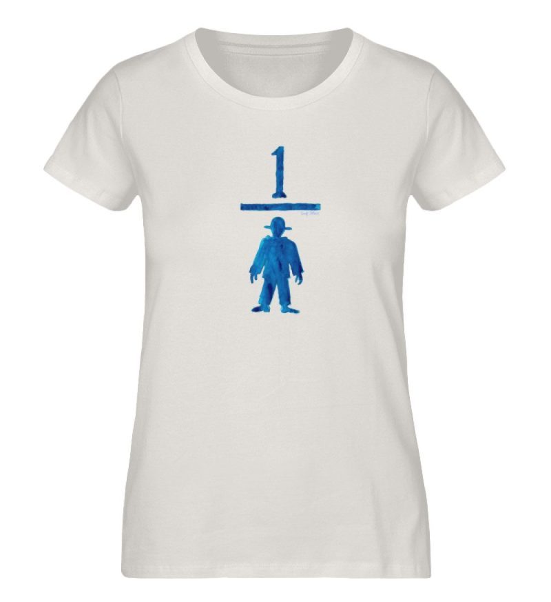 "Ein blauer Man(n)tel" von Wulf Schiel - Damen Premium Organic Shirt-6865