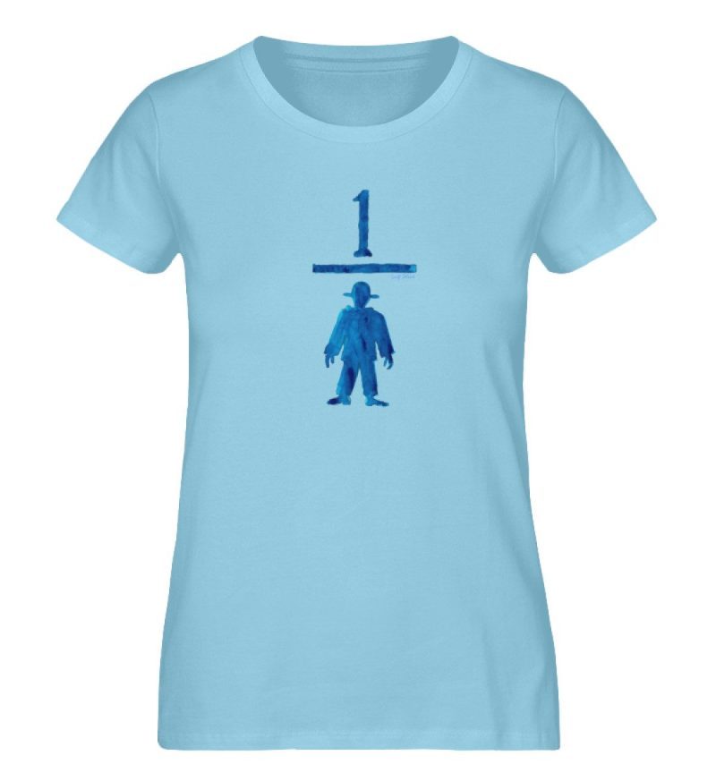 "Ein blauer Man(n)tel" von Wulf Schiel - Damen Premium Organic Shirt-674