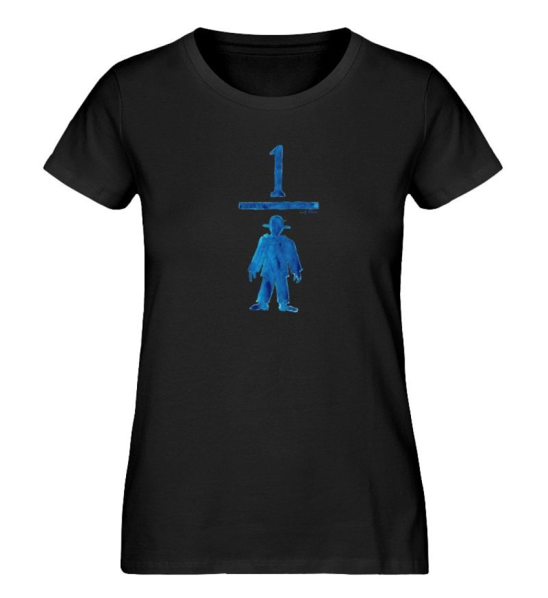"Ein blauer Man(n)tel" von Wulf Schiel - Damen Premium Organic Shirt-16