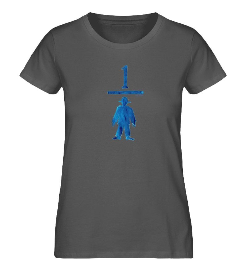 "Ein blauer Man(n)tel" von Wulf Schiel - Damen Premium Organic Shirt-6903
