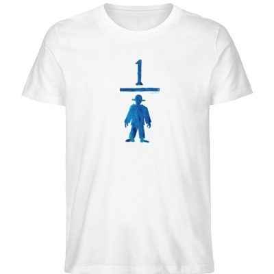 "Ein blauer Man(n)tel" von Wulf Schiel - Herren Premium Organic Shirt-3