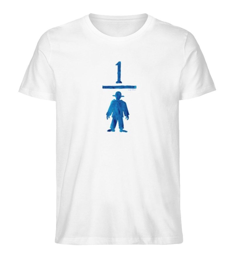 "Ein blauer Man(n)tel" von Wulf Schiel - Herren Premium Organic Shirt-3