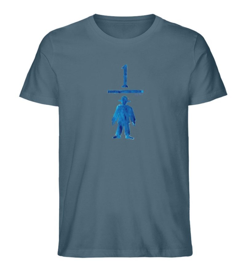 "Ein blauer Man(n)tel" von Wulf Schiel - Herren Premium Organic Shirt-6880