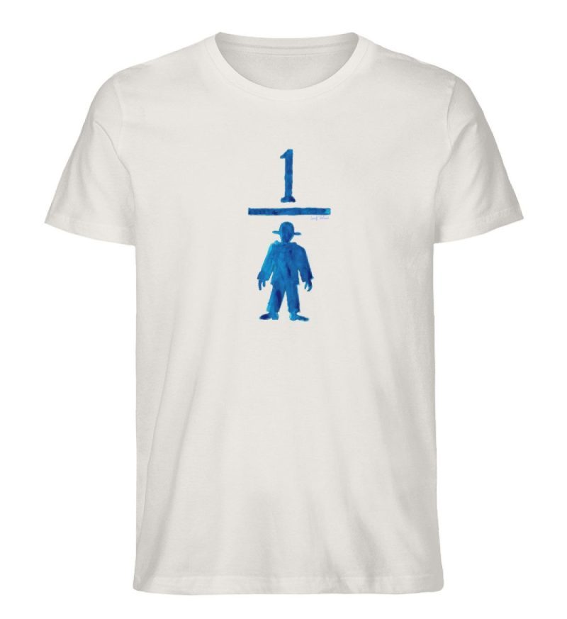"Ein blauer Man(n)tel" von Wulf Schiel - Herren Premium Organic Shirt-6865