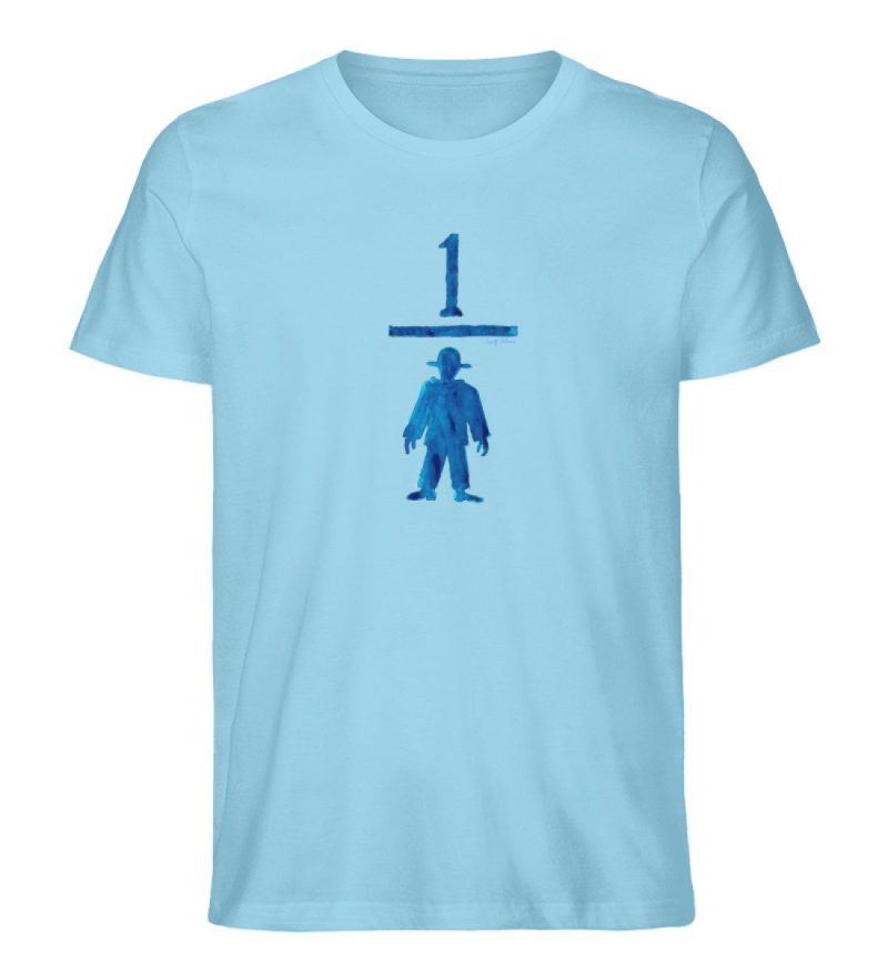"Ein blauer Man(n)tel" von Wulf Schiel - Herren Premium Organic Shirt-674