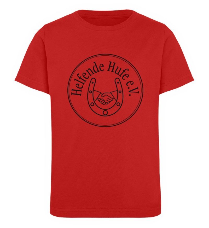"Helfende Hufe e.V." - Kinder Organic T-Shirt-4