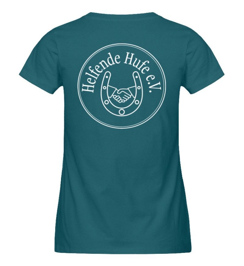 "Helfende Hufe e.V." - Damen Premium Organic Shirt-6878