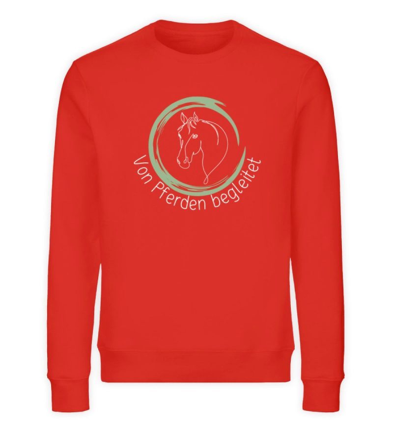 "von Pferden begleitet" - Unisex Organic Sweatshirt-6230