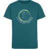 "von Pferden begleitet" - Kinder Organic T-Shirt-6878