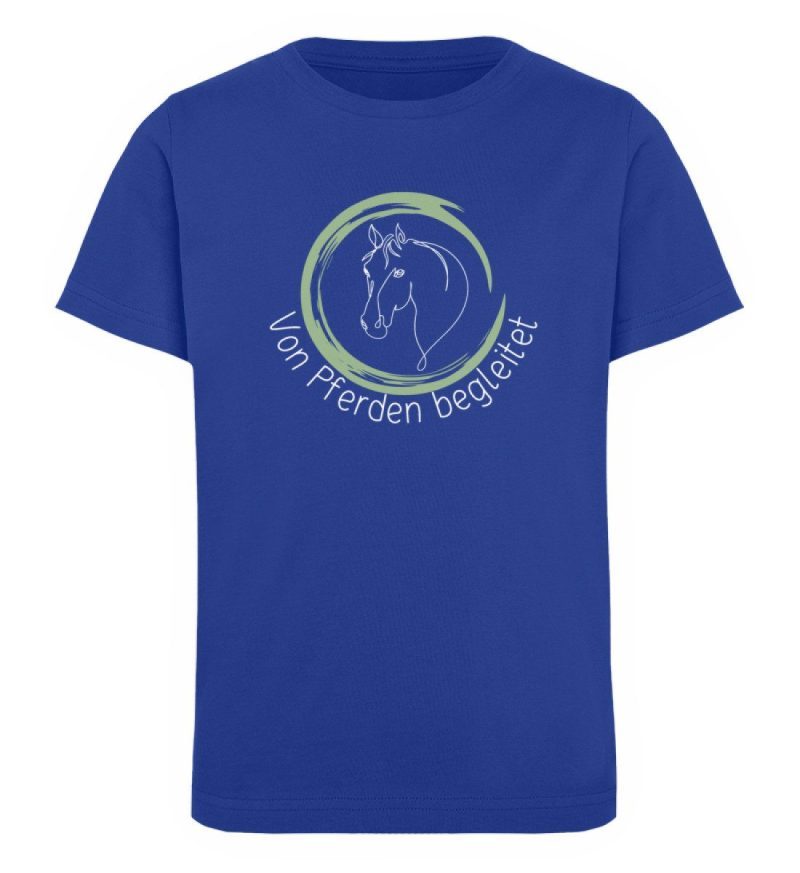"von Pferden begleitet" - Kinder Organic T-Shirt-668
