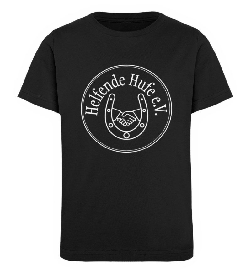 "Helfende Hufe e.V." - Kinder Organic T-Shirt-16