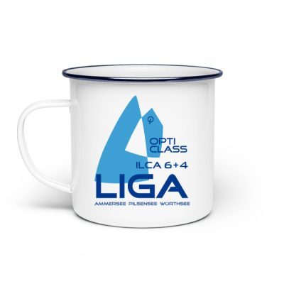 "Opti-ILCA-Liga" - Emaille Tasse-3