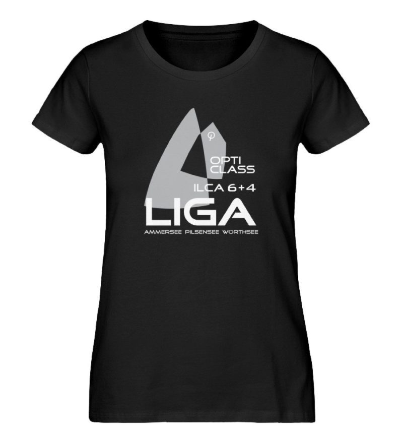 “Opti-ILCA-Liga” - Damen Premium Organic Shirt-16