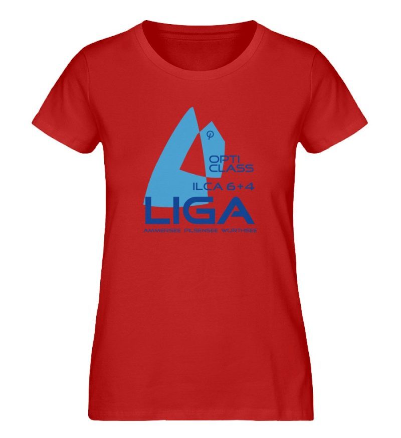 “Opti-ILCA-Liga” - Damen Premium Organic Shirt-4