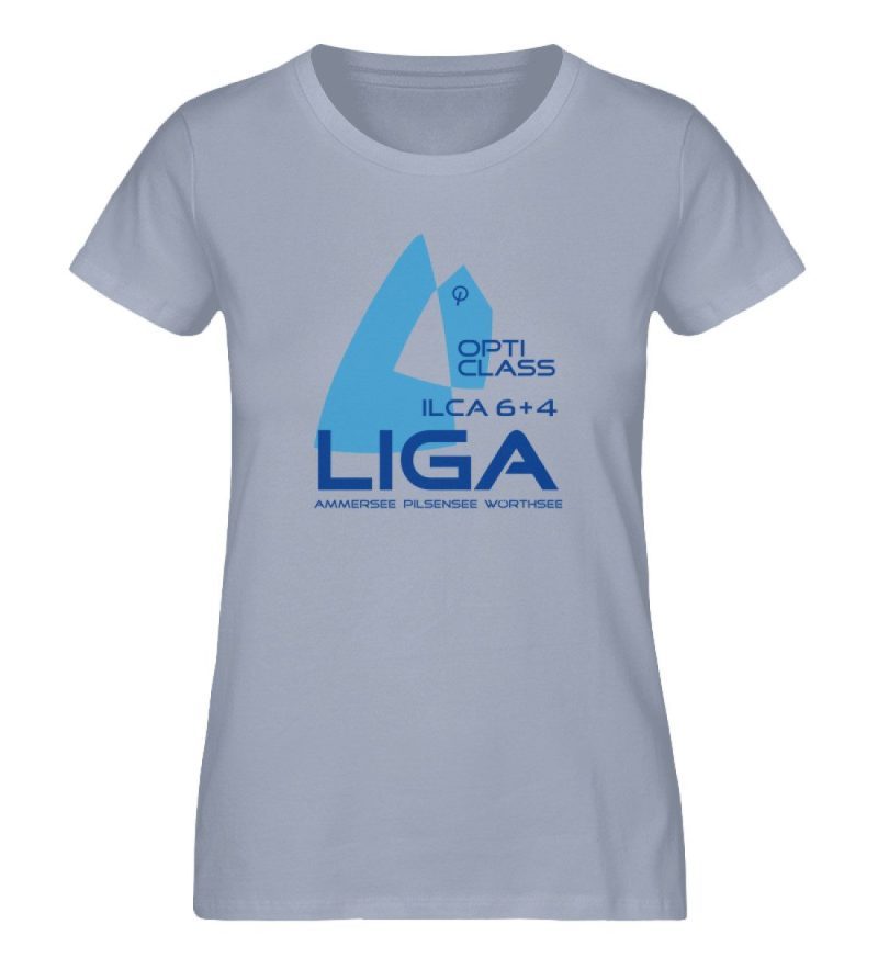 “Opti-ILCA-Liga” - Damen Premium Organic Shirt-7086