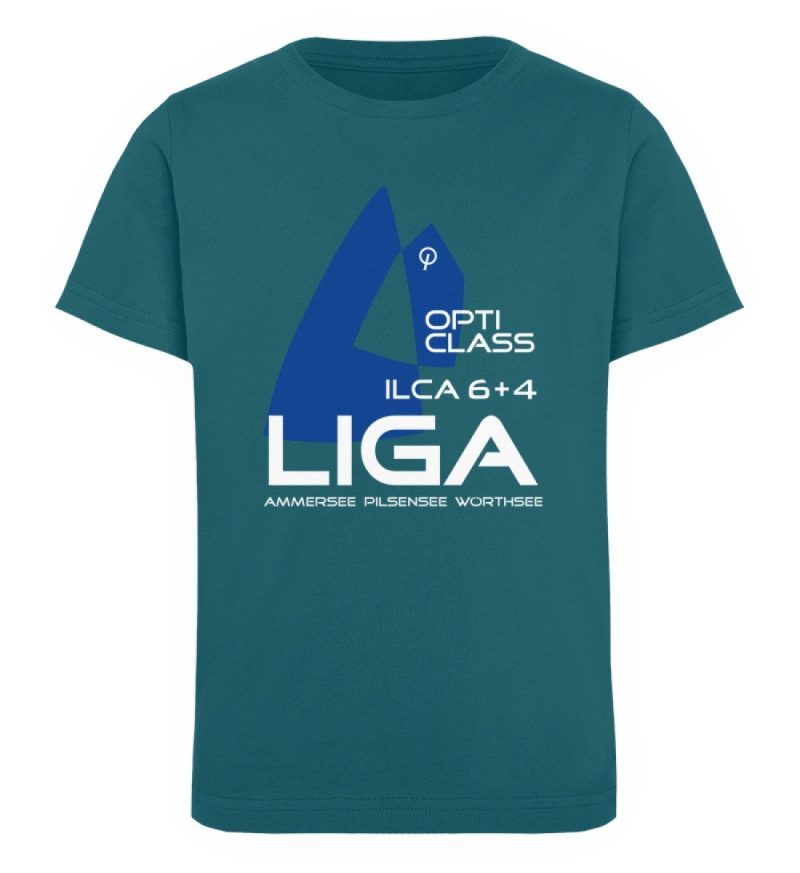 "Opti-ILCA-Liga” - Kinder Organic T-Shirt-6878
