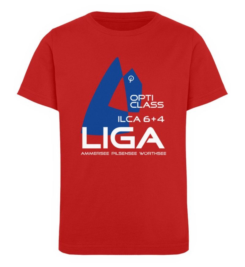"Opti-ILCA-Liga” - Kinder Organic T-Shirt-4