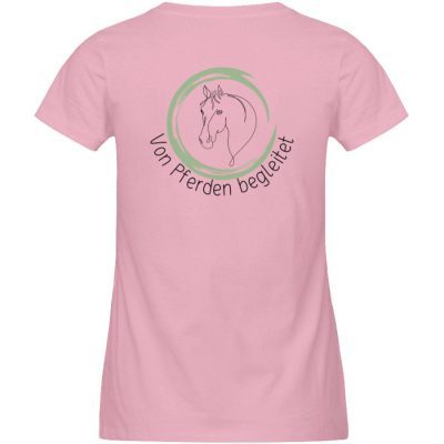 "von Pferden begleitet" - Damen Premium Organic Shirt-6883