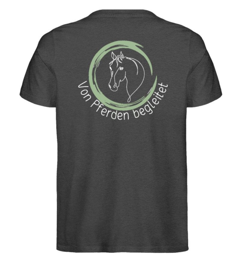 "von Pferden begleitet" - Herren Premium Organic Shirt-6881