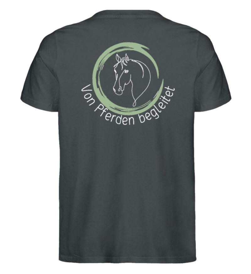 "von Pferden begleitet" - Herren Premium Organic Shirt-7068