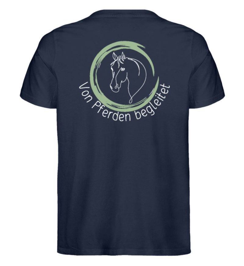 "von Pferden begleitet" - Herren Premium Organic Shirt-6959