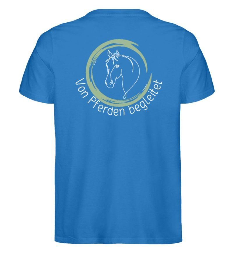 "von Pferden begleitet" - Herren Premium Organic Shirt-6966