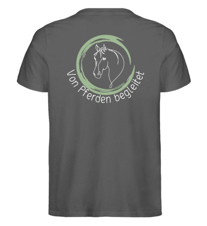 "von Pferden begleitet" - Herren Premium Organic Shirt-6903