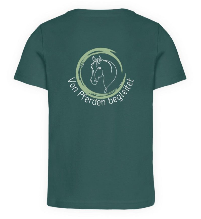 "Von Pferden begleitet" - Kinder Organic T-Shirt-7032