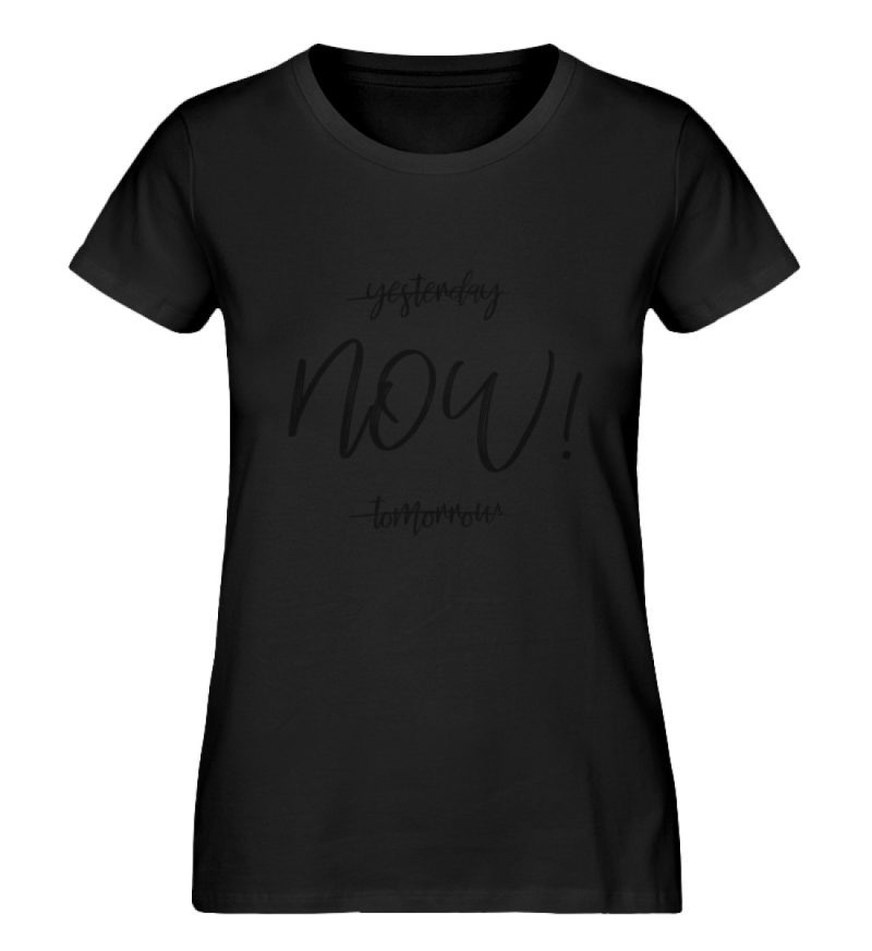 NOW - Damen Premium Organic Shirt-16