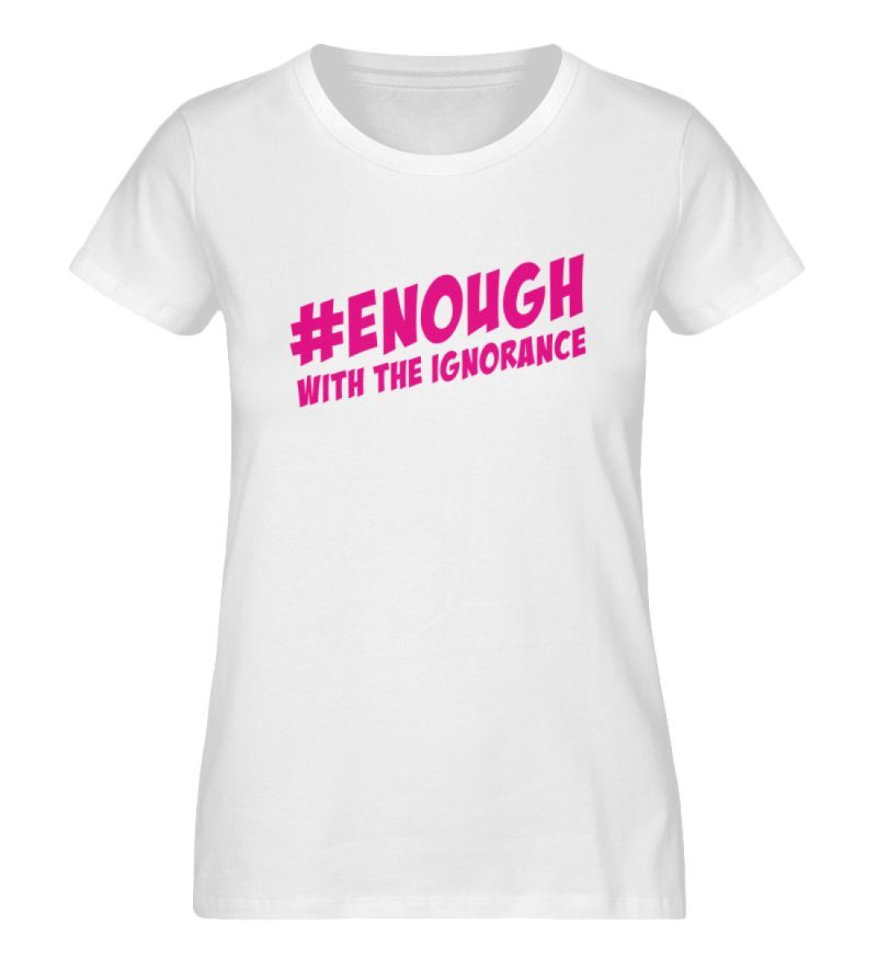 #enough - Damen Premium Organic Shirt-3