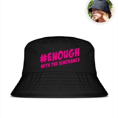 #enough - Organic Bucket Hat mit Stick-16