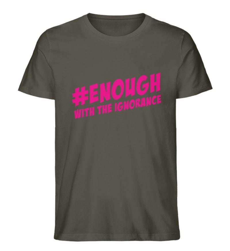 #enough - Herren Premium Organic Shirt-7072