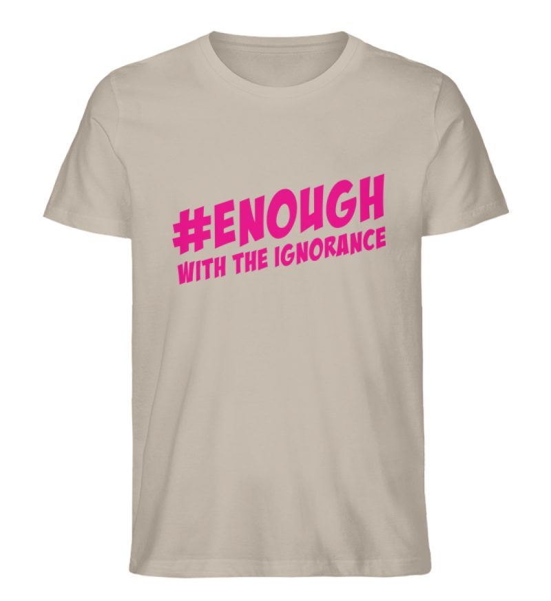 #enough - Herren Premium Organic Shirt-7081
