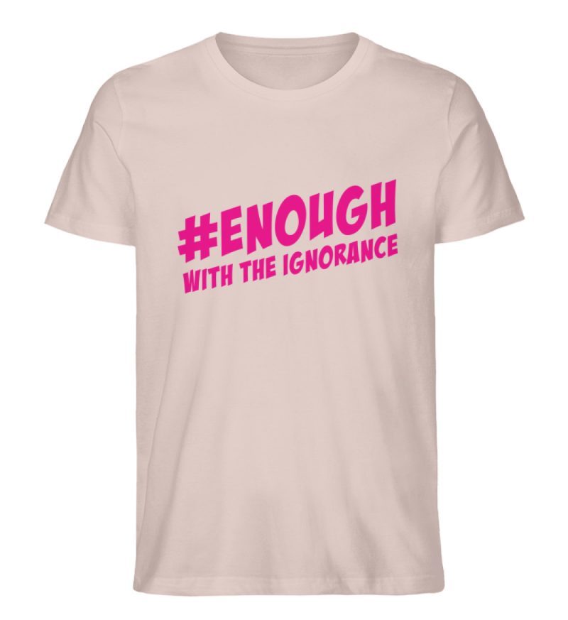 #enough - Herren Premium Organic Shirt-7084