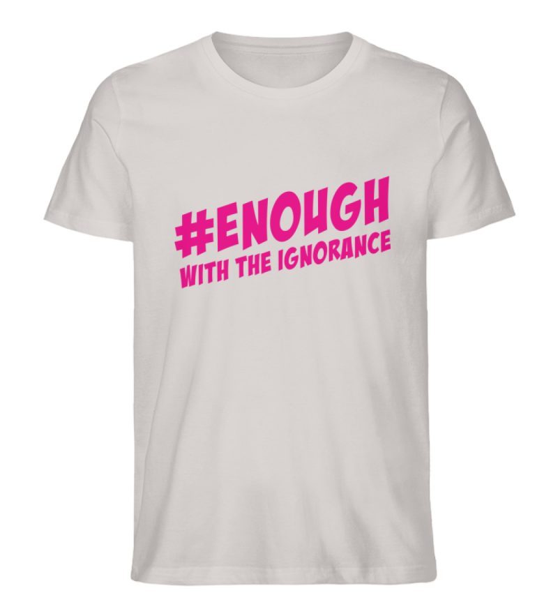 #enough - Herren Premium Organic Shirt-7085