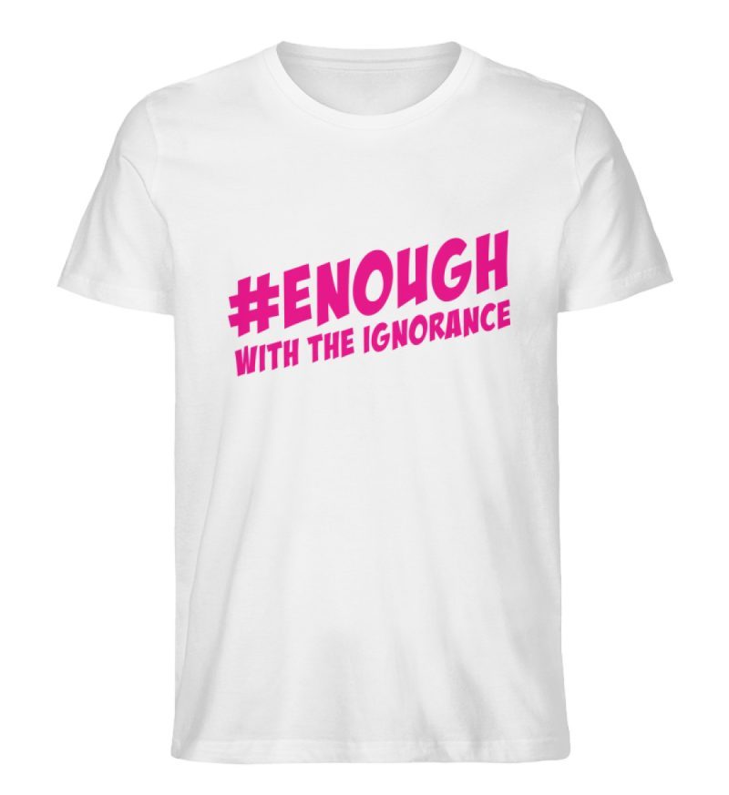 #enough - Herren Premium Organic Shirt-7197