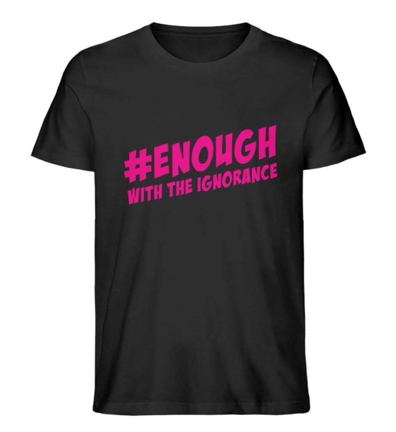 #enough - Herren Premium Organic Shirt-16