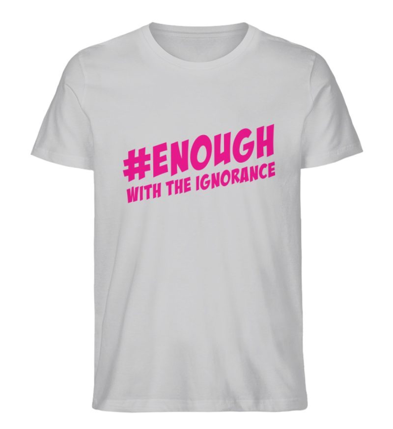 #enough - Herren Premium Organic Shirt-17