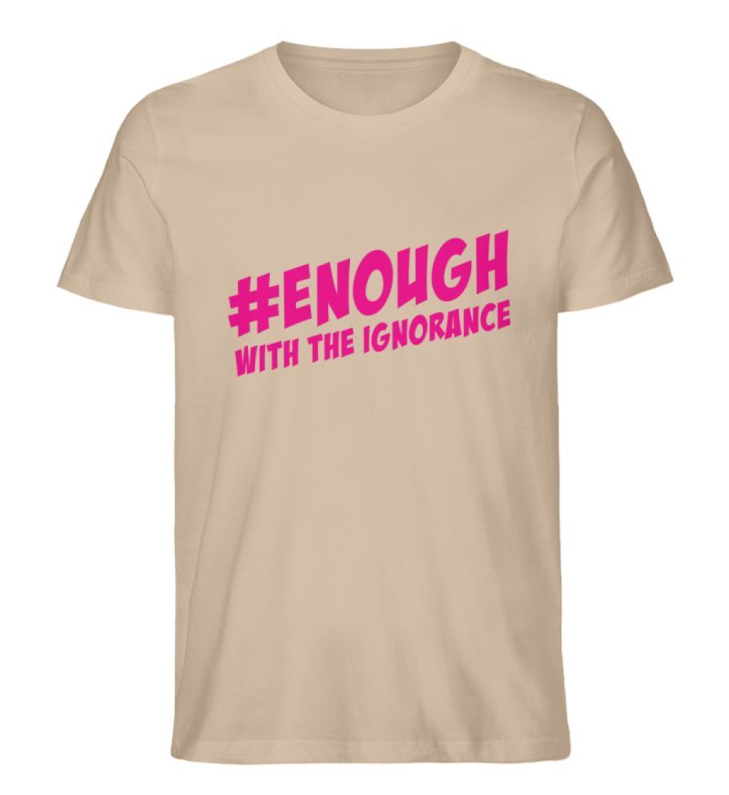 #enough - Herren Premium Organic Shirt-6886